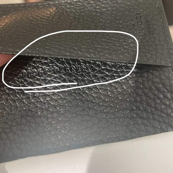 New, Authentic GUCCI GG Key Case, Key Holder, black leather gift for him / her